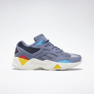 Adidasy Damskie Reebok Aztrek 96 Indygo/Niebieskie/Różowe PL 19BUFGZ